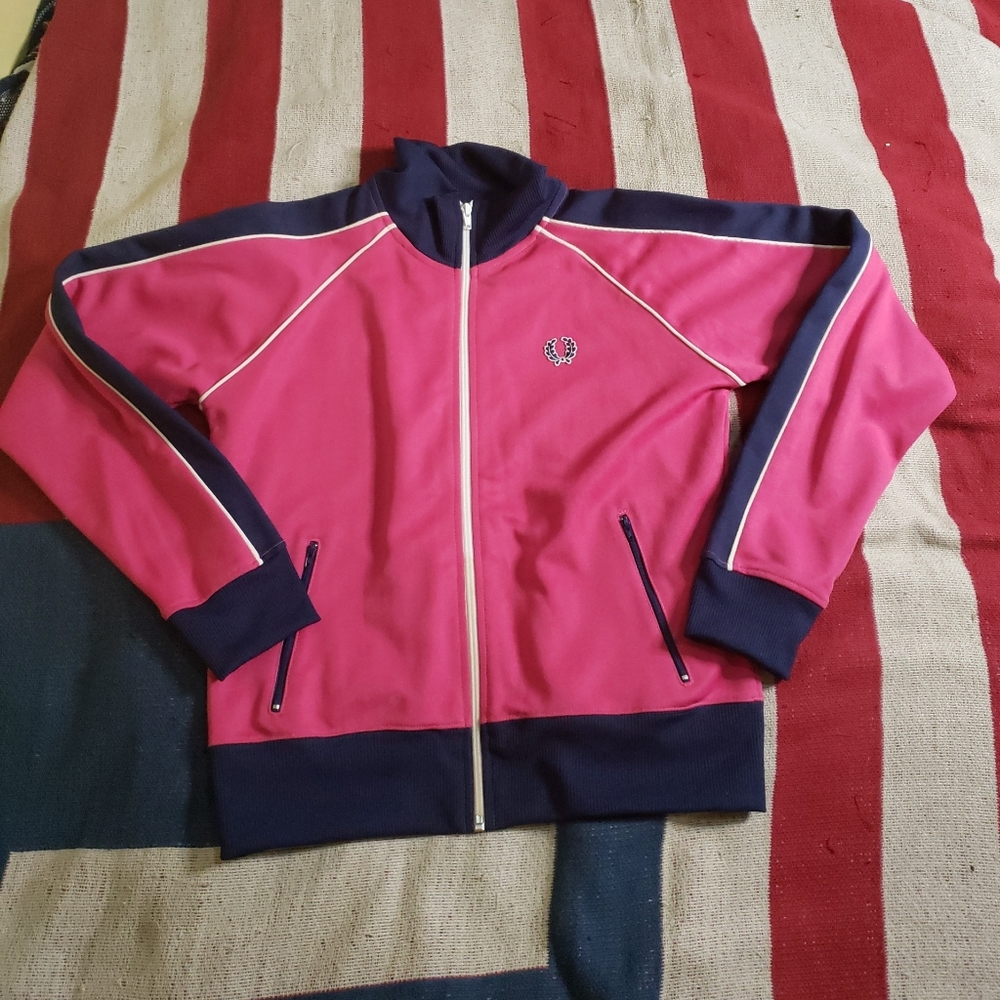 Fred Perry Track Jacket Size 10